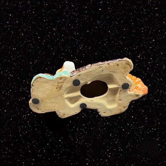 VINTAGE SQUIRREL ART POTTERY STATUETTE FIGURINE 6”T 8”W - Picture 9 of 9